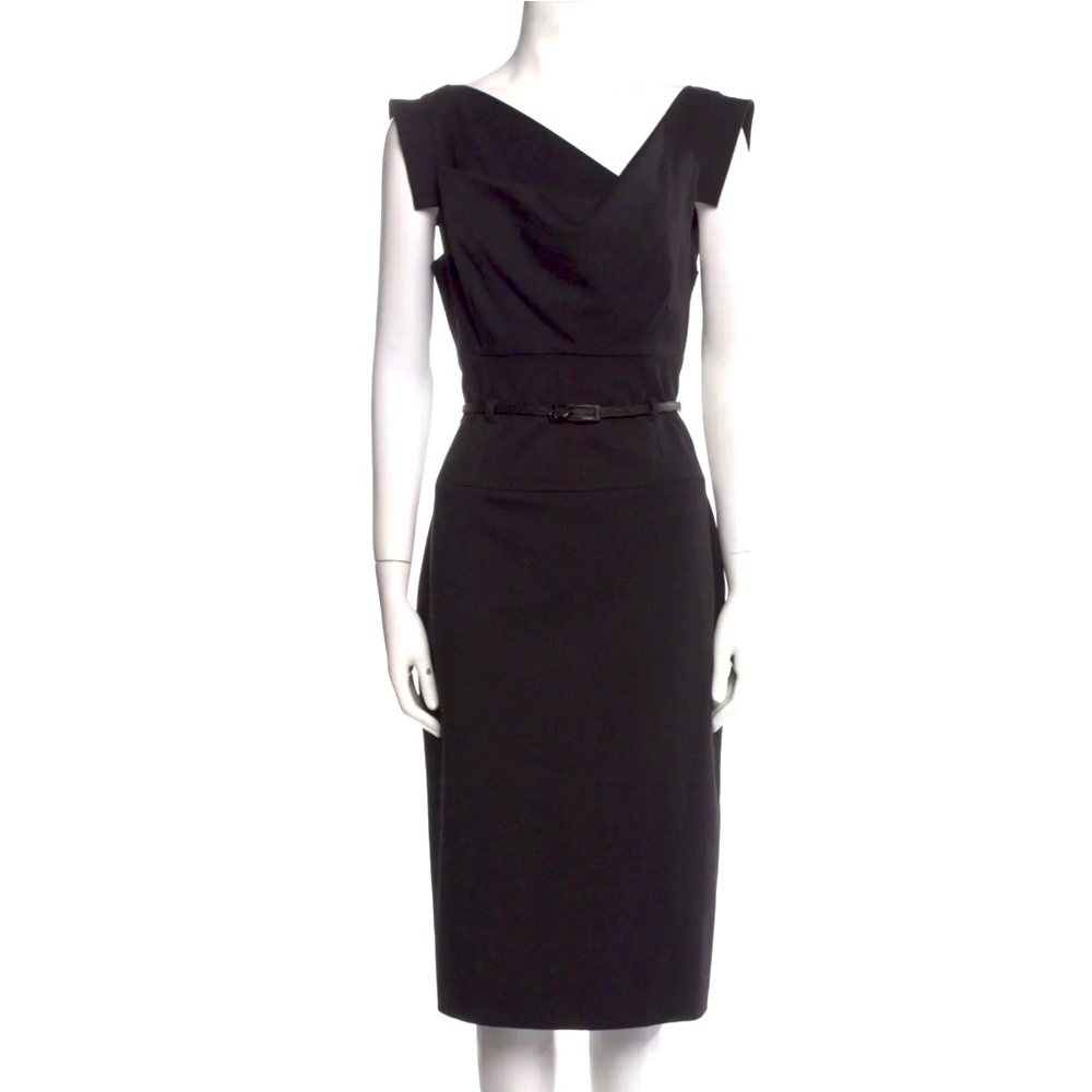 Black halo classic black Jackie dress